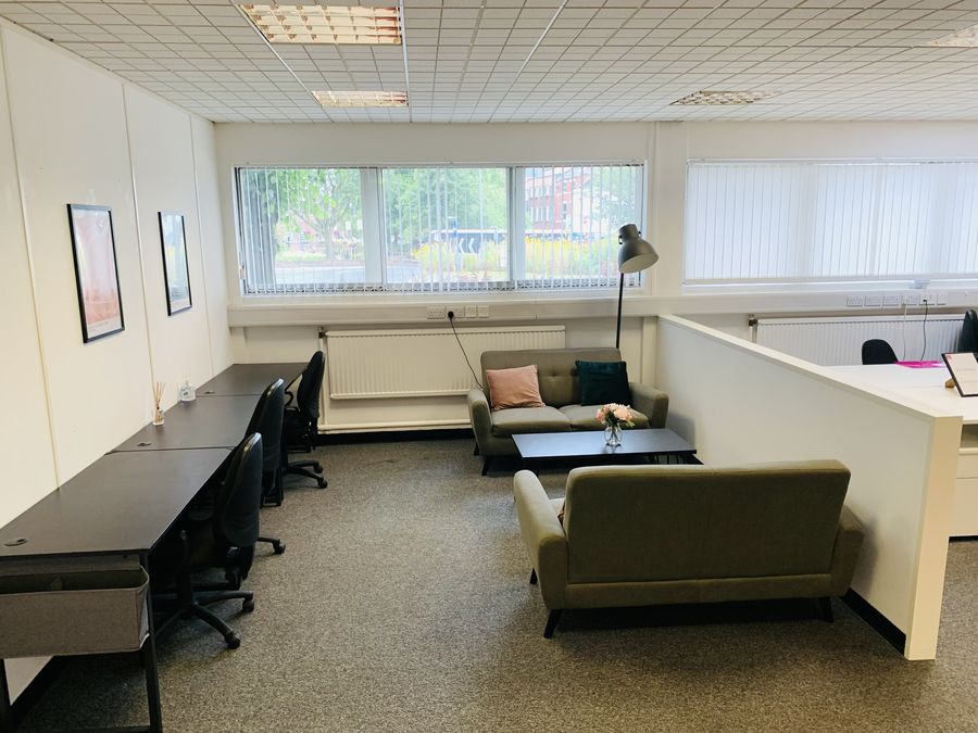 Waiting lounge at our Newcastle-under-Lyme clinic