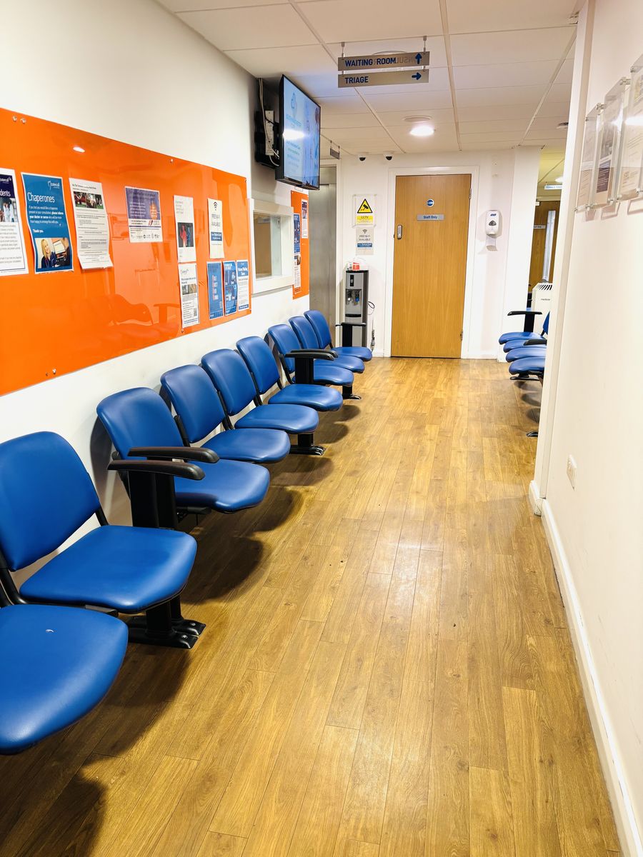 Patient waiting area